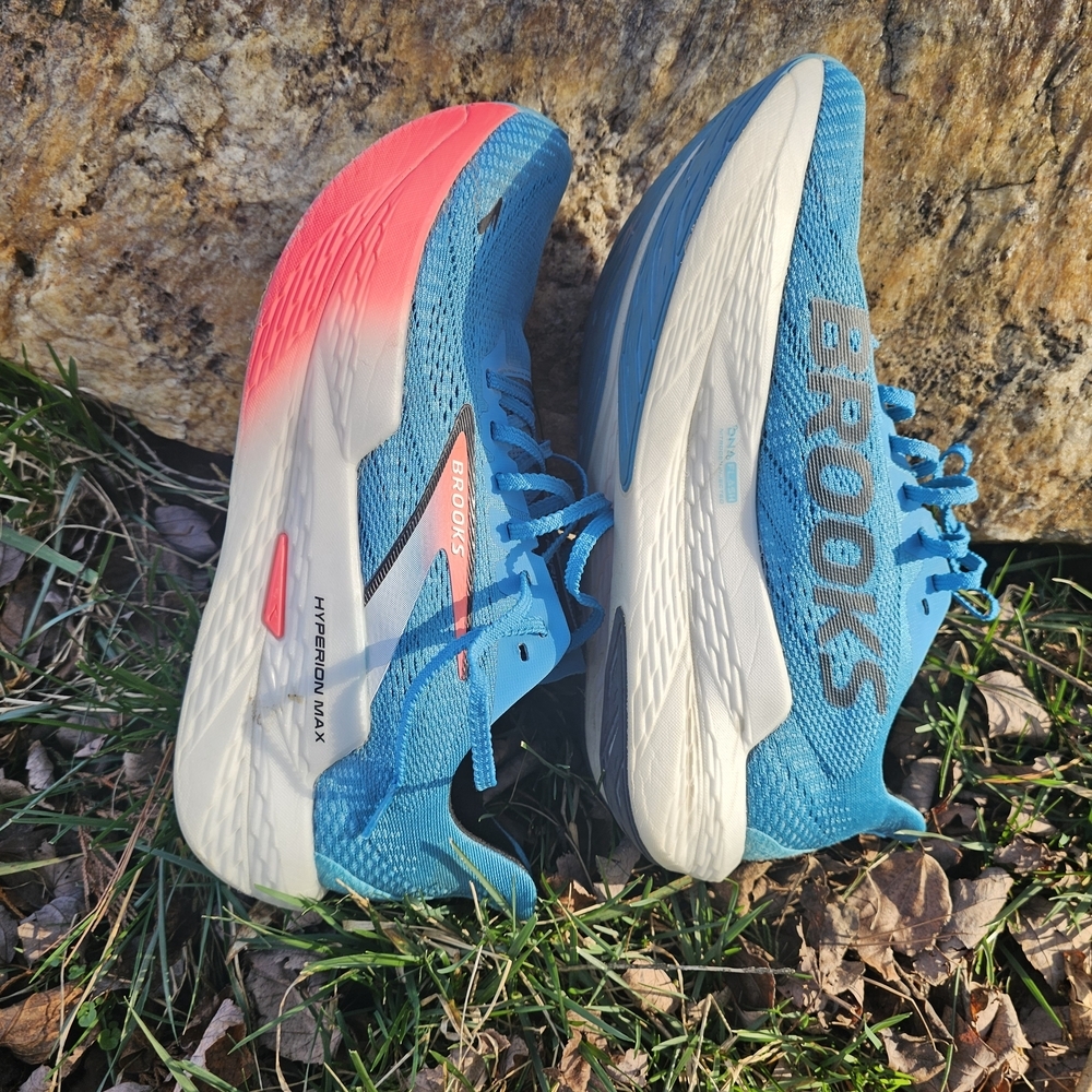 Brooks Hyperion Max 2 Women’s Running Shoes Size 10.5 Blue Pink 1204231B408 2024 - Picture 3 of 9